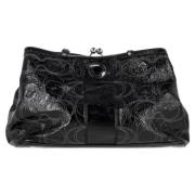 Pre-owned Leather handbags Coach Pre-owned , Black , Dames