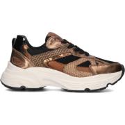 Tokio Lage Sneakers Brons Lina Locchi , Brown , Dames