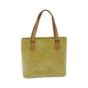 Pre-owned Leather handbags Louis Vuitton Vintage , Green , Dames