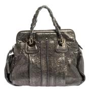 Pre-owned Leather handbags Chloé Pre-owned , Black , Dames