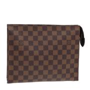 Pre-owned Canvas pouches Louis Vuitton Vintage , Brown , Dames