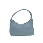 Pre-owned Nylon handbags Prada Vintage , Blue , Dames