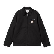 Detroit Zip Canvas Jack Zwart Carhartt Wip , Black , Heren