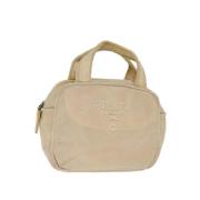 Pre-owned Nylon handbags Prada Vintage , Beige , Dames