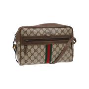 Pre-owned Leather gucci-bags Gucci Vintage , Beige , Dames