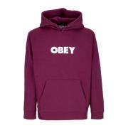 Premium Bold Hood Fleece Sweatshirt Obey , Purple , Heren