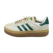 Gedurfd Crème Collegiate Groene Sneakers Adidas , Beige , Dames