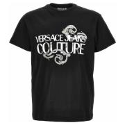 T-shirts en Polos Versace Jeans Couture , Black , Heren