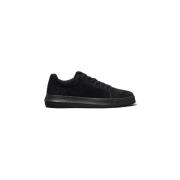 Zwarte Leren Sneakers - Baskets Calvin Klein , Black , Heren