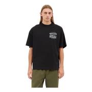 Logo Print Katoenen T-shirt Carhartt Wip , Black , Heren