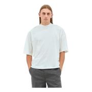 Panel Katoenen Jersey T-shirt The Row , White , Heren