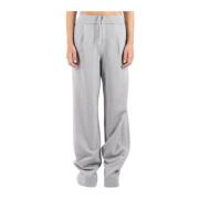 Grijze Katoenen Broek Dries Van Noten , Gray , Dames