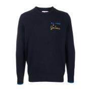 Heren Sweaters MC2 Saint Barth , Blue , Heren