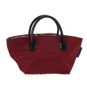 Pre-owned Nylon handbags Burberry Vintage , Red , Dames