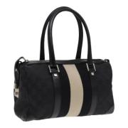 Pre-owned Canvas gucci-bags Gucci Vintage , Black , Dames