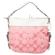 Pre-owned Leather handbags Coach Pre-owned , Pink , Dames