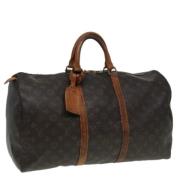 Pre-owned Canvas louis-vuitton-bags Louis Vuitton Vintage , Brown , Da...