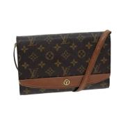 Pre-owned Canvas louis-vuitton-bags Louis Vuitton Vintage , Brown , Da...