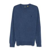 Stijlvolle Sweaters Collectie Polo Ralph Lauren , Blue , Heren