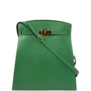 Pre-owned Canvas crossbody-bags Hermès Vintage , Green , Dames