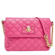 Pre-owned Leather shoulder-bags Marc Jacobs Pre-owned , Pink , Dames