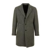 Grijze Jas Cappotto Stijl L.b.m. 1911 , Gray , Heren