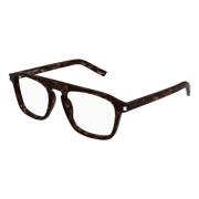 Mode Bril SL 157 Zwart Saint Laurent , Brown , Heren