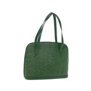 Pre-owned Leather louis-vuitton-bags Louis Vuitton Vintage , Green , D...