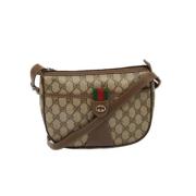 Pre-owned Leather gucci-bags Gucci Vintage , Beige , Dames