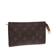 Pre-owned Canvas pouches Louis Vuitton Vintage , Brown , Dames