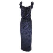 Pre-owned Velvet dresses Jacquemus Pre-owned , Blue , Dames