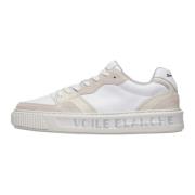 Leather and technical fabric sneakers Forx 3. Voile Blanche , White , ...