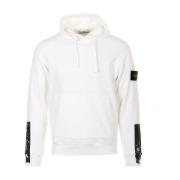 Witte Sweaters Felpa Stone Island , White , Heren