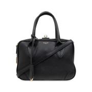 Zwarte Vita Rits Logo Tas Golden Goose , Black , Dames