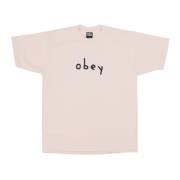 Hummingbird Tee Heren T-shirt Obey , Beige , Heren