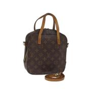 Pre-owned Canvas handbags Louis Vuitton Vintage , Brown , Dames