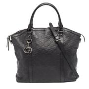 Pre-owned Leather gucci-bags Gucci Vintage , Black , Dames