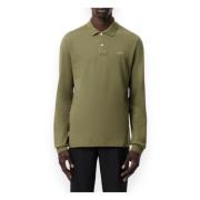 Beste Polo Lange Mouw Shirt Lacoste , Green , Heren