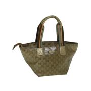 Pre-owned Canvas gucci-bags Gucci Vintage , Brown , Dames