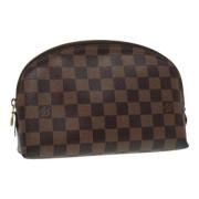 Pre-owned Canvas pouches Louis Vuitton Vintage , Brown , Dames