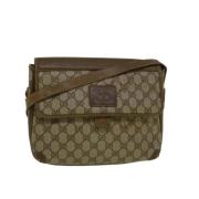 Pre-owned Canvas gucci-bags Gucci Vintage , Beige , Dames