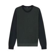 Gebreide trui van katoen nylon mix PS By Paul Smith , Green , Heren