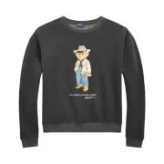 Stijlvolle Sweatshirt voor Mannen Polo Ralph Lauren , Black , Dames