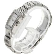 Pre-owned Stainless Steel watches Gucci Vintage , White , Dames