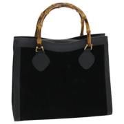 Pre-owned Suede gucci-bags Gucci Vintage , Black , Dames