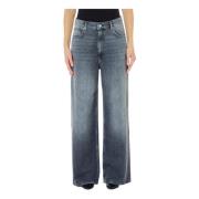 Baggy Wide Leg Jeans Liu Jo , Blue , Dames