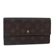 Pre-owned Canvas wallets Louis Vuitton Vintage , Brown , Dames