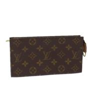 Pre-owned Canvas pouches Louis Vuitton Vintage , Brown , Dames