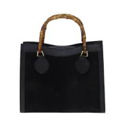 Pre-owned Suede gucci-bags Gucci Vintage , Black , Dames