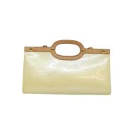 Pre-owned Leather handbags Louis Vuitton Vintage , Beige , Dames